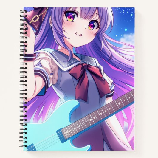 QT Rockstar Notizblock (Vorderseite)