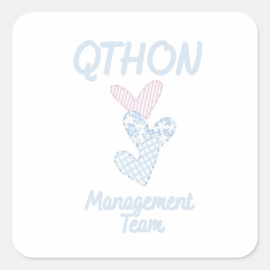 QTHON Management Aufkleber (Vorderseite)