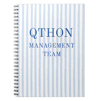 QTHON Management Team Notizbuch Notizblock