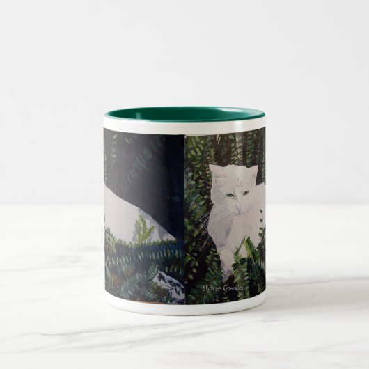 Qtip-Aquarell Zweifarbige Tasse (Mittel)