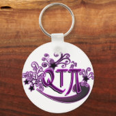 QTPi Phonetische Süsse Pie Hübsch Girl Schlüsselanhänger (Vorderseite)