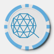 QTUM-Kryptowährungs-Clay-Poker-Chip