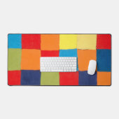 Qu 1 Farbdiagramm von Paul Klee Schreibtischunterlage (Tastatur & Maus)