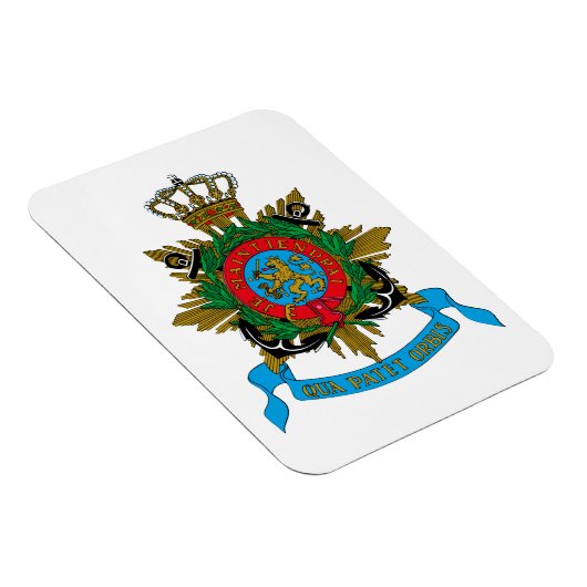 Qua Patet Orbis - Korps Mariniers Embleem Magnet (Rechte Seite)