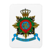 Qua Patet Orbis - Korps Mariniers Embleem Magnet (Vertikal)