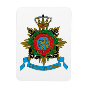 Qua Patet Orbis - Korps Mariniers Embleem Magnet