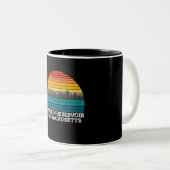 Quabbin Reservoir Massachusetts Zweifarbige Tasse (VorderseiteRechts)