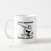Quack Addict Funny Mug Kaffeetasse (Links)