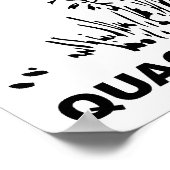 Quack Addict Funny Poster (Ecke)