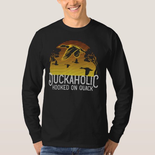 Quack Duck Hunter Duckaholic Idea T-Shirt (Vorderseite)