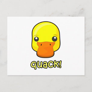 Quack! Duck Postkarte