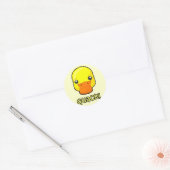 Quack! Duck Runder Aufkleber (Umschlag)