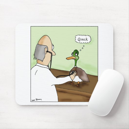 Quack-Enten-Doktor Cartoon Mousepad (Mit Mouse)