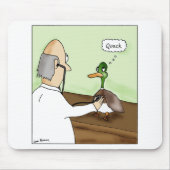 Quack-Enten-Doktor Cartoon Mousepad (Vorne)