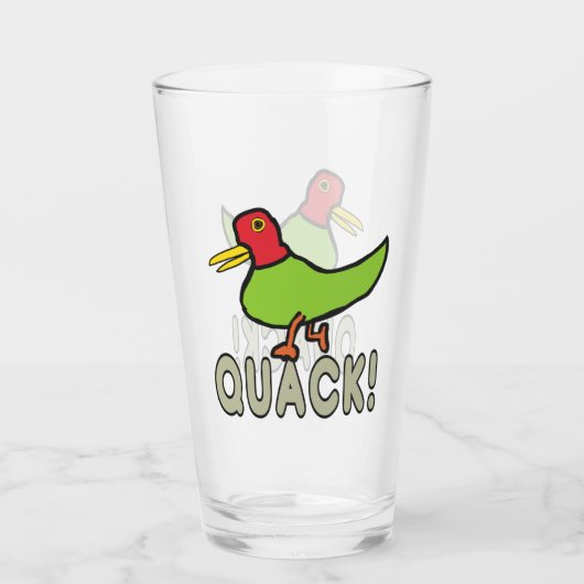 Quack-Entenquack Glas (Vorderseite)