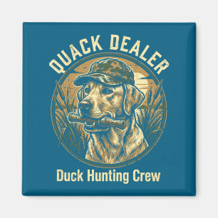 Quack Er Lustiger Entenjagd Labrador Retriever Hun Magnet