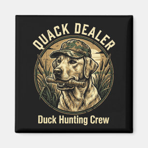 Quack Er Lustiger Entenjagd-Labrador Retriever Hun Magnet