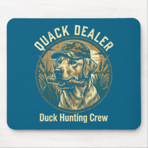 Quack Er Lustiger Entenjagd Labrador Retriever Hun Mousepad