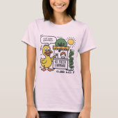 Quack for Grapes Wird Funny Duck at Lemonade Stand T-Shirt (Vorderseite)