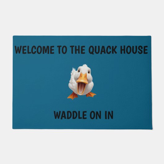 QUACK HOUSE DUCK TÜR MAL FUßMATTE (Vorderseite)