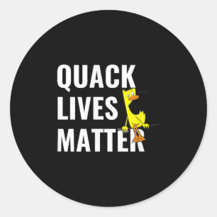 Quack Lives Rette die süße Ente Tipps für einen ne Runder Aufkleber