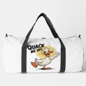 Quack Me Up Funny Duck Design Duffle Bag (Vorderseite)