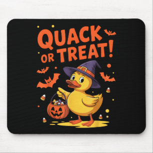 Quack oder Leckerei Funny Rubber Duck Duckie Hallo Mousepad