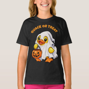 Quack or Treat Geist-Gummiente Halloween T-Shirt