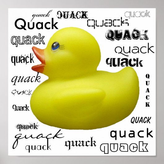 Quack Quack Duckie Poster (Vorne)
