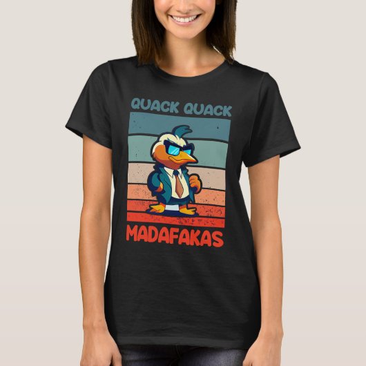 Quack Quack Madafakas Ducks Duck Rubber Duck  Cool T-Shirt (Vorderseite)