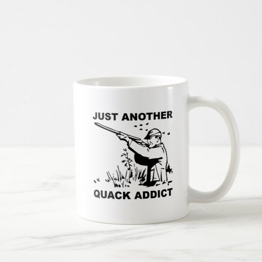 Quack Süchtig Lustiger Becher Kaffeetasse (Rechts)