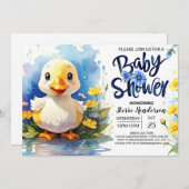 Quack-tastic Baby Shower Magic-Einladung Einladung (Vorne/Hinten)