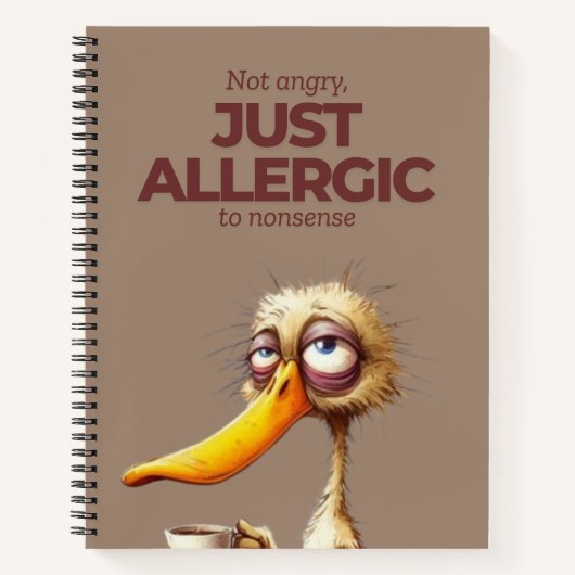 Quack-tastic Duck Spiral Notebook Notizblock (Vorderseite)