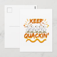 Quack weiter (Tanzen) Lustiger Entenwitz