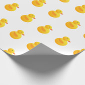 Quack & Wrap - Niedliche Gelbente-Geschenkwrap Geschenkpapier (Ecke)