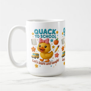 Quack zur Schule – Lustiger Enten-Becher für den S Kaffeetasse