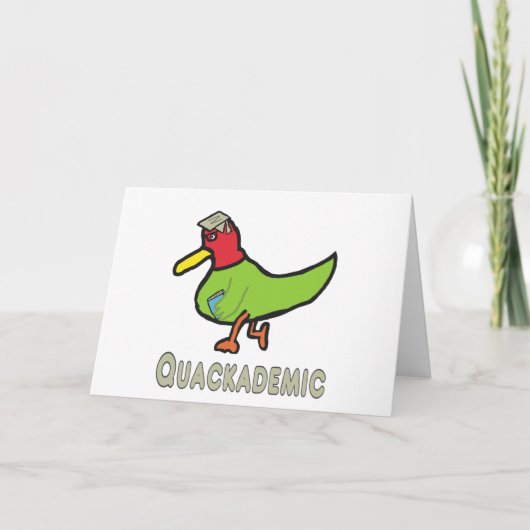 quackademisch karte (Vorderseite)