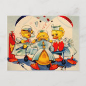 Quackärzte und Quackschwesterkinder Postkarte (Vorderseite)