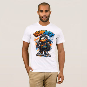 Quackende Graffiti Streetwear T-Shirt