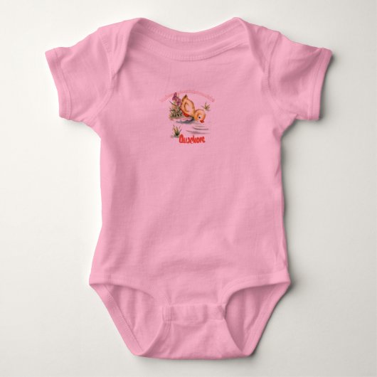"Quackers" Baby Strampler (Vorderseite)