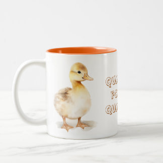 Quackers für meine Quackers Zweifarbige Tasse