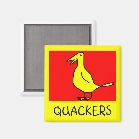 QUACKERS - Magnet (Vorderseite/Rückseite)