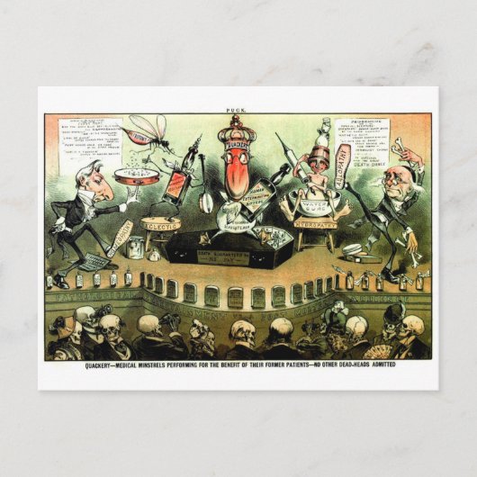 Quackery Postkarte (Vorderseite)