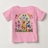 "Quacking into Kindergarten!" – Cute Duck Back-to- Baby T-shirt (Vorderseite)