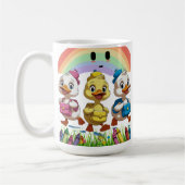 "Quacking into Kindergarten!" – Cute Duck Back-to- Kaffeetasse (Links)