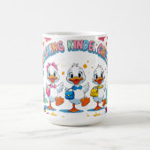 "Quacking Kindergarten – Cute Duck Back-to-School  Kaffeetasse (Mittel)