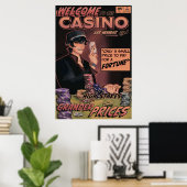 Quackity Casino Dream SMP Las Nevadas Comic Poster (Heimbüro)