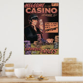 Quackity Casino Dream SMP Las Nevadas Comic Poster (Küche)