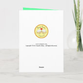 Quacktus - Duck Cactus Pun Greeting Card Karte (Rückseite)