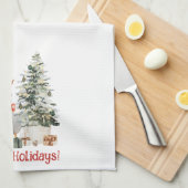 Quacky Holidays Niedliche Ente Geschirrtuch (Viertel Falte)